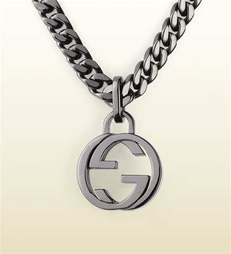 gucci silver necklace